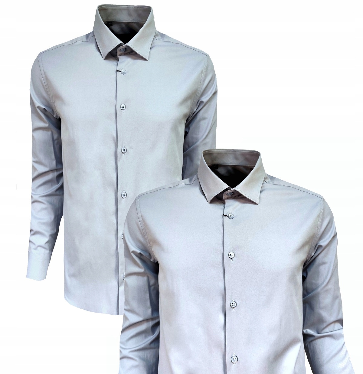 Pánská Košile Casual Klasická Modrá 170/176 3XL