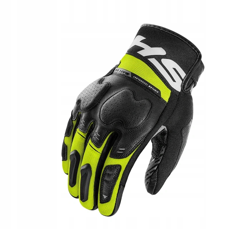 Rękawice motocyklowe krótkie Shima Blaze 3.0 Fluo czarny żółty fluo