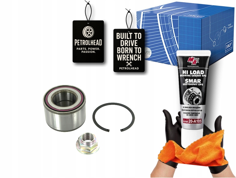 Sada Ložiska Kola Přední L/p Ford Ranger 2.2D 2.5 3. #Petrolhead Pro+ Kit7