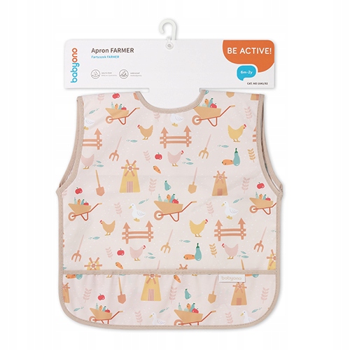 BABYONO ŚLINIAK ŚLINIACZEK FARTUSZEK DZIECIĘCY DLA DZIECI NA RZEP 1641/02
