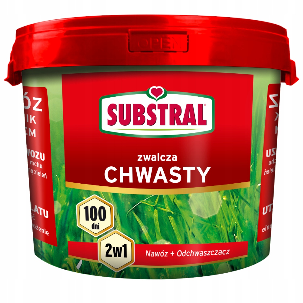 Substral 100dni Z Odchwaszczaczem 5KG Nawóz Z Środek Na Chwasty Mniszek