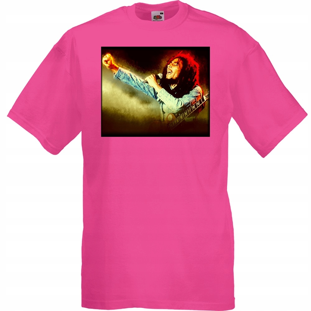

Koszulka z nadrukiem reggae Bob Marley rasta L