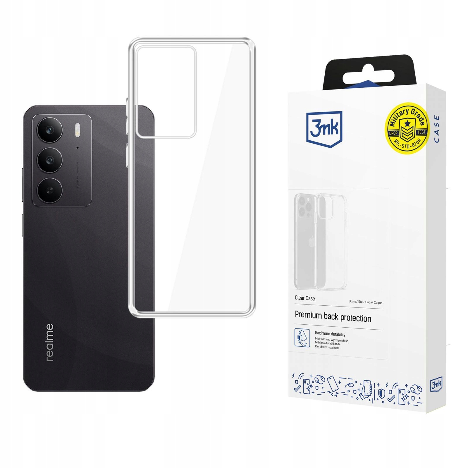 Realme C75 3MK Clear Case