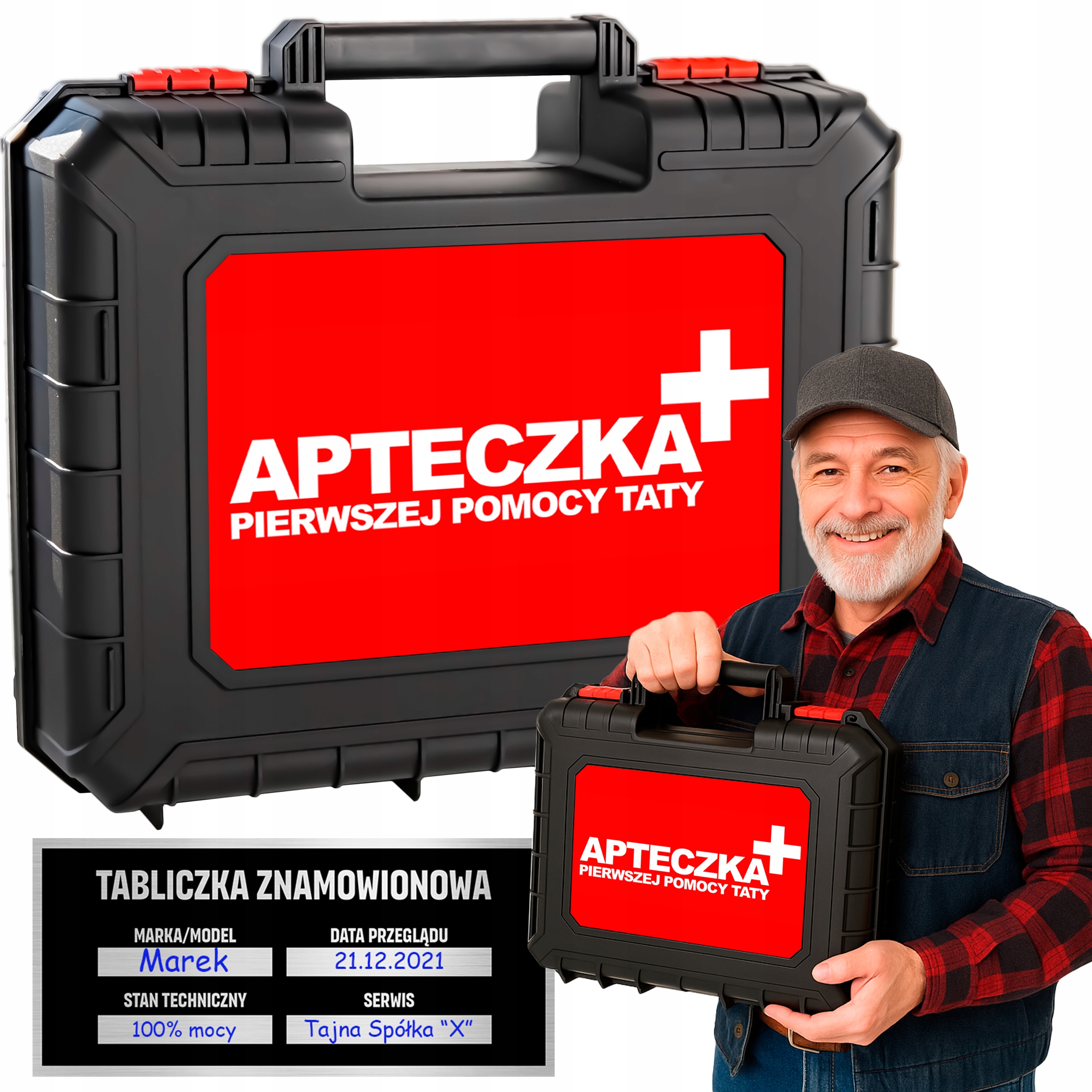 Lékárnička první pomoci tatínka Dárek k narozeninám pro tatínka Den otců