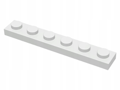 

Lego 3666 Biała 1x6 płytka plate Nowy 1szt