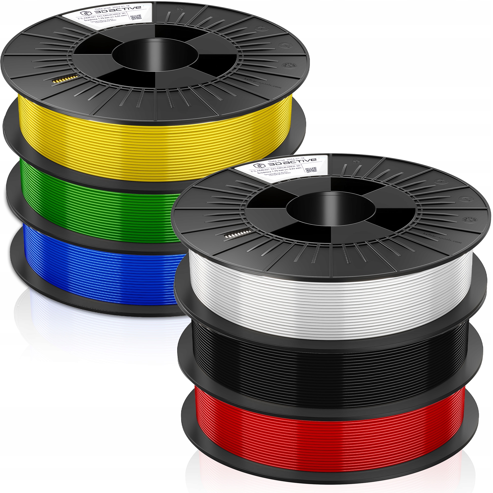 FILAMENT PLA DO DRUKAREK DŁUGOPISU 3D STARTPACK 3DACTIVE 1,75 MM 6x550 G EAN (GTIN) 5905669582438