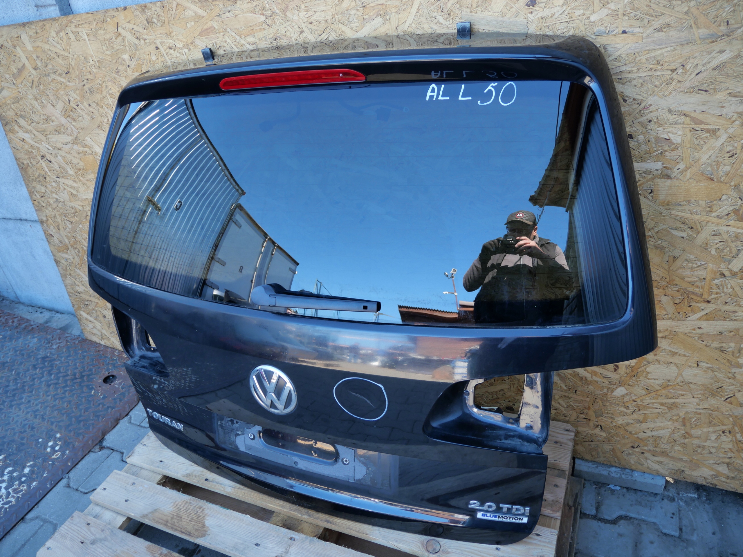 VW TOURAN II trunk door boot rear part