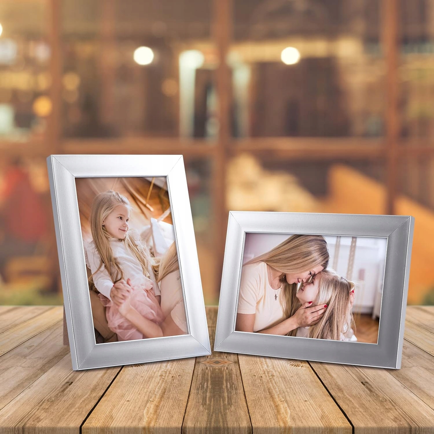 Zestaw 12 Srebrnych Ramek na Zdjęcia 10x15 cm Ramka na zdjęcia Giftgarden Model 10x15 Srebrne