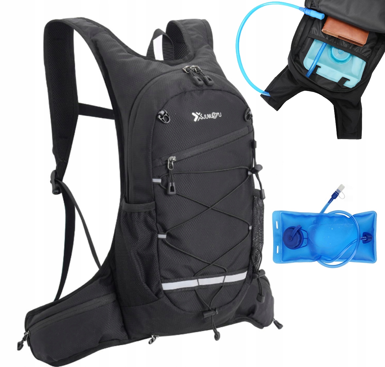 Batoh S Bublifukem 2 L Hydrovak Trekový Lehký Černý