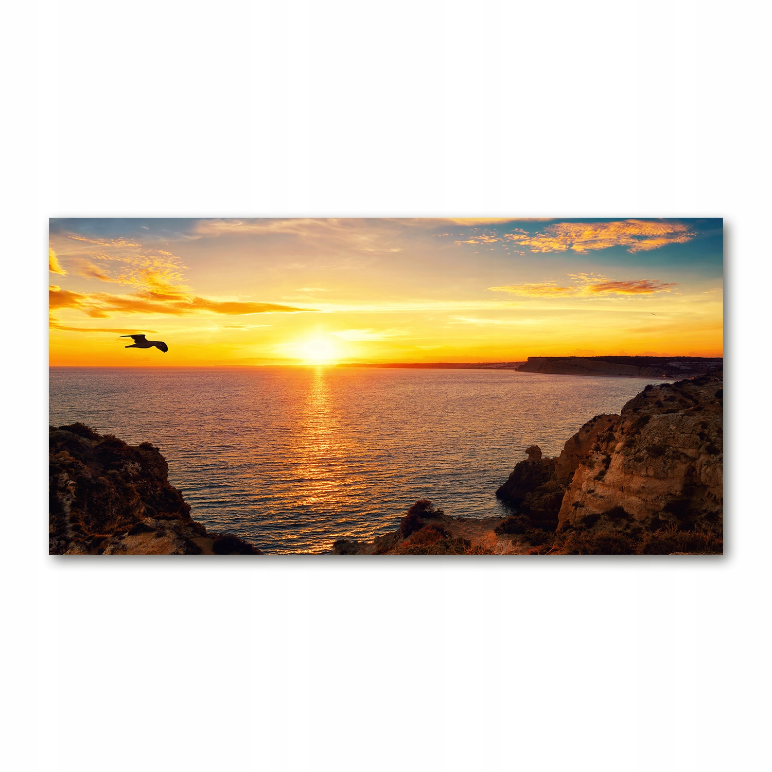 

Foto obraz szkło akryl Zachód słońca morze 120X60