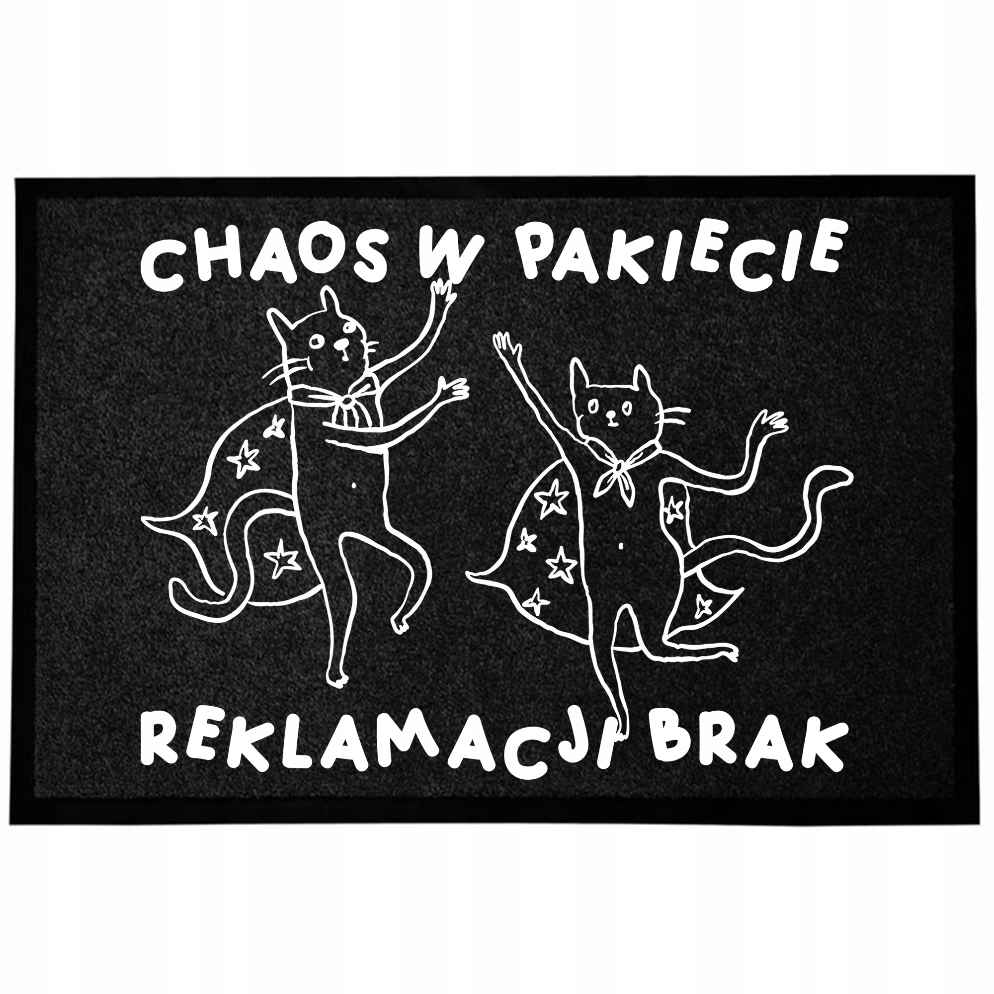 Wycieraczka Wejściowa 40X60CM Czarna Do Domu Humor Zabawna Reklamacji Brak