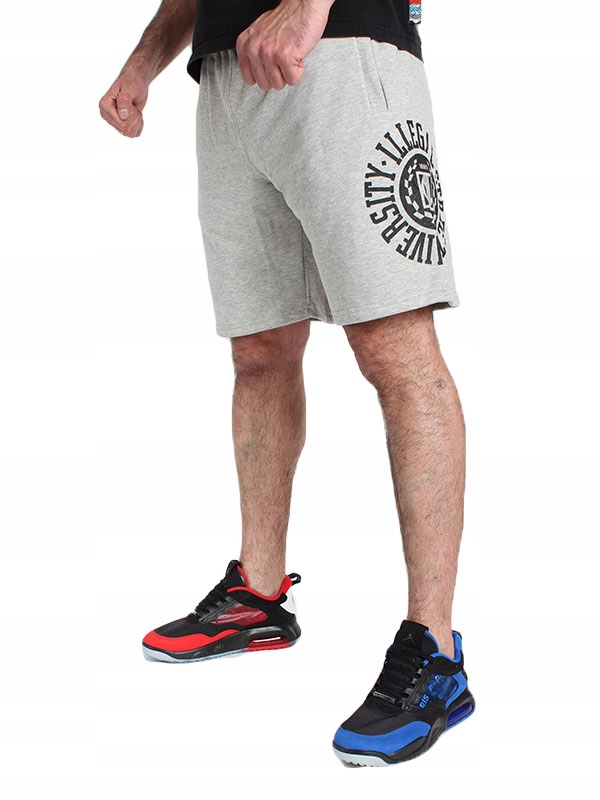 Kraťasy Teplákové DIIL Gang University Grey/black vel. L
