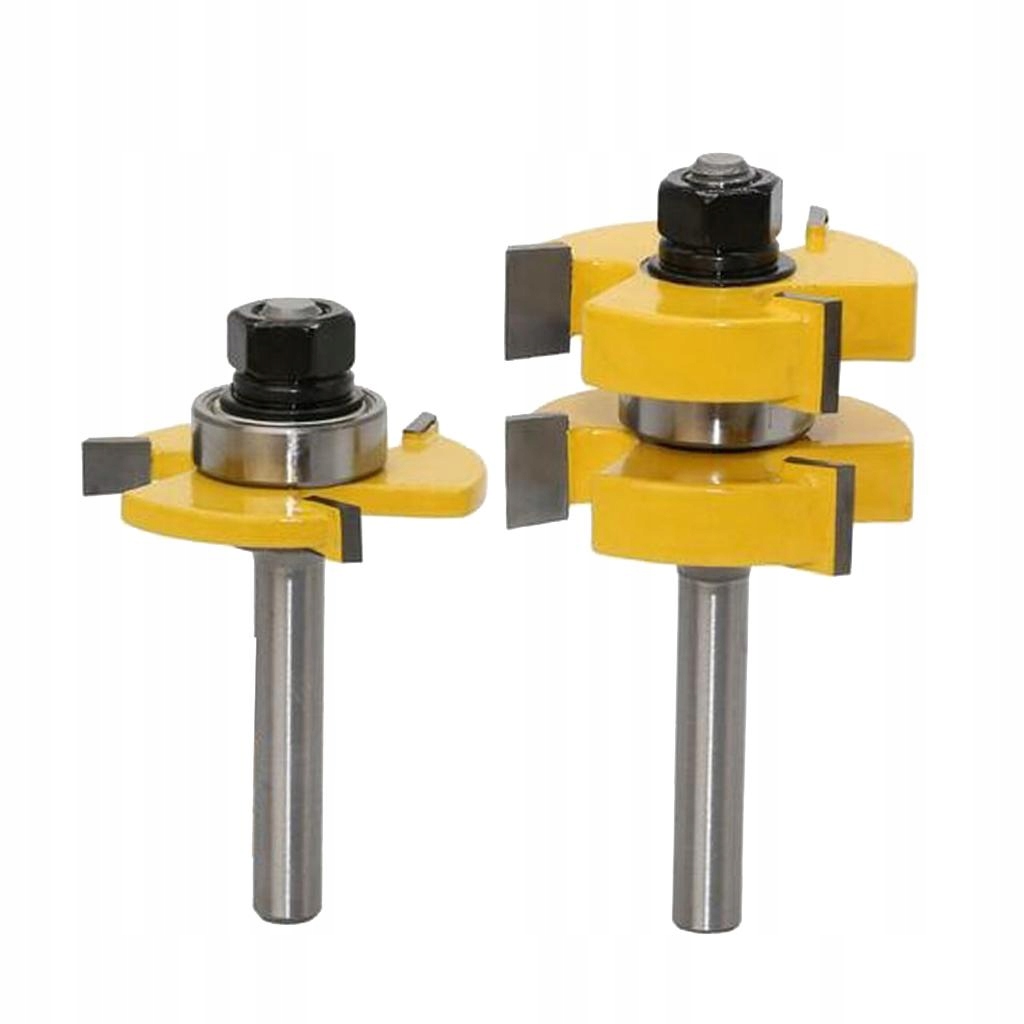 2 Tongue & Groove 8mm Shank Wood Router Bit M Marka inna