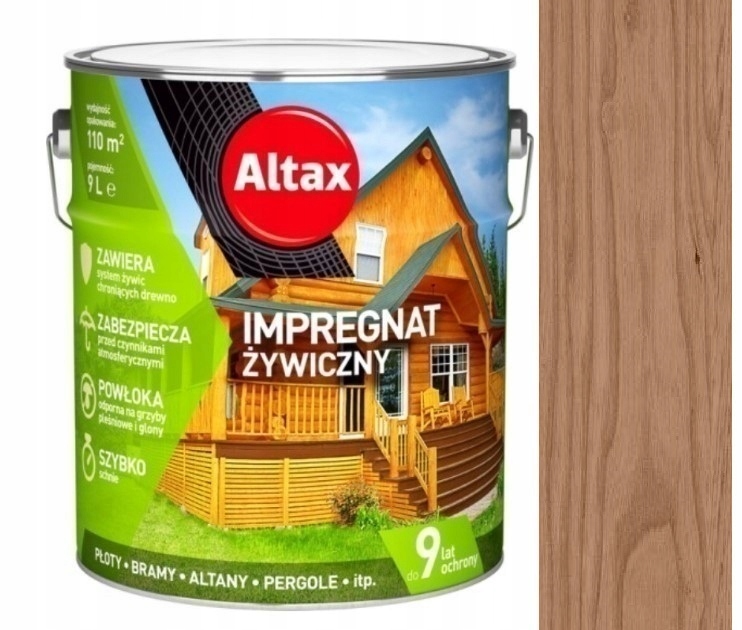 Altax Pryskyřičný Impregnát Na Dřevo 4,5 L Kaštan