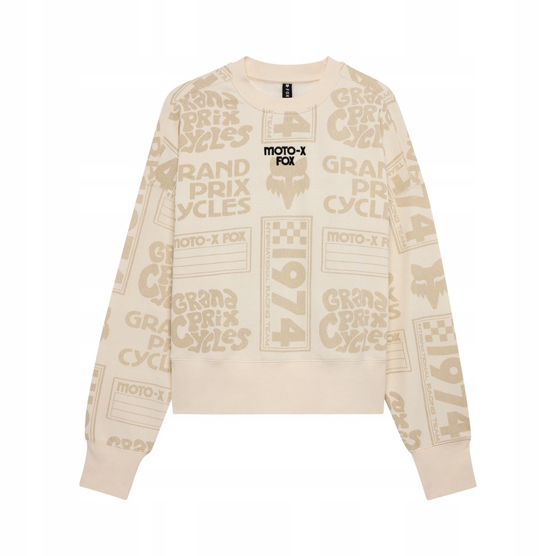 Dámska Mikina Fox Circa 74 Oversized Fleece Crew Off White M