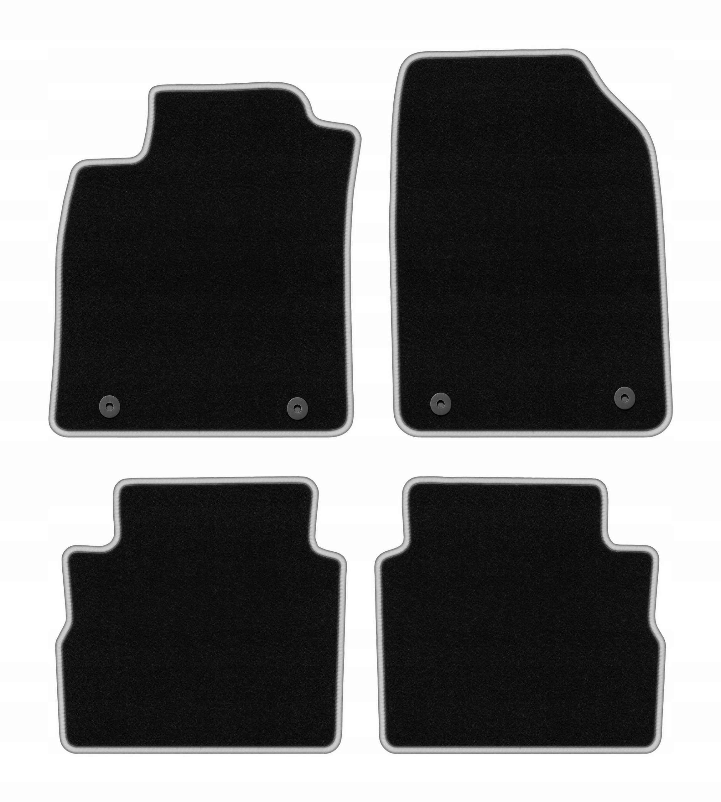 Velurové koberce pro Opel Signum 2003-2008 komplet Carlux-silver 4 ks