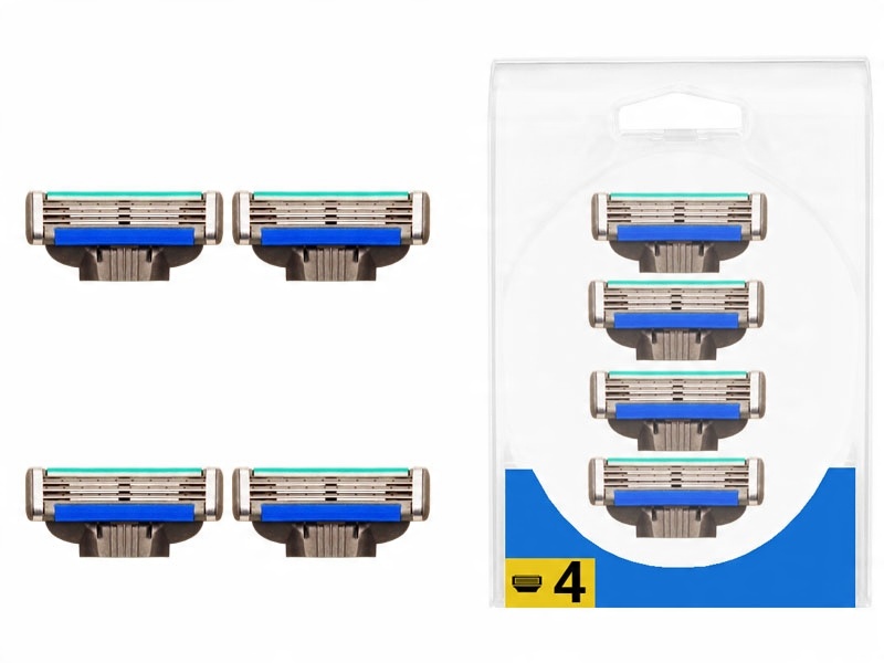 

4x Ostrza Noże Do Mach 3 Turbo Zamiennik
