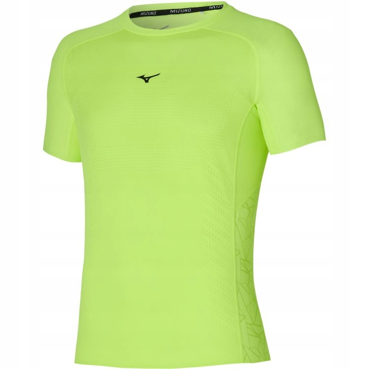 Koszulka sportowa Mizuno Aero Tee Lime Rozmiar XL