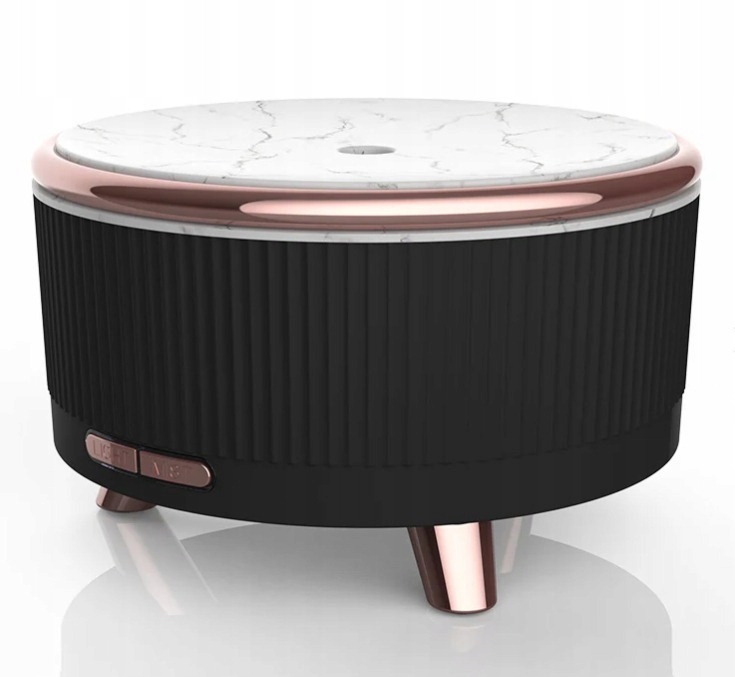 Dyfuzor Zapachowy Nawilżacz Powietrza Led Aromaterapia Olejki Czarny