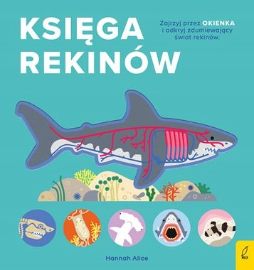 Księga Rekinów Encyklopedia z folią Hannah Alice Nowa