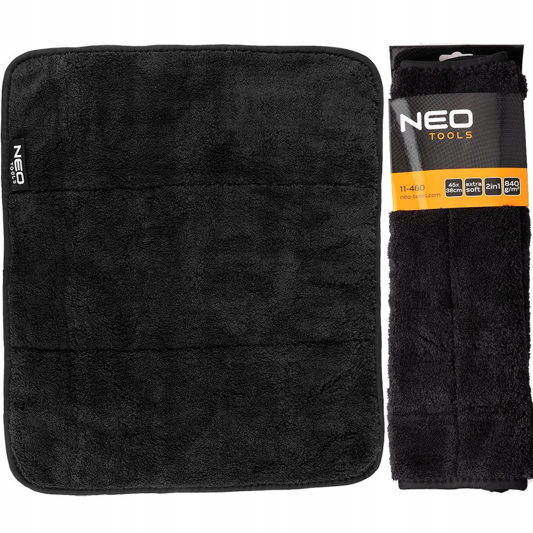 Duży miękki ręcznik do osuszania samochodu auta po myciu 45x38cm Neo
