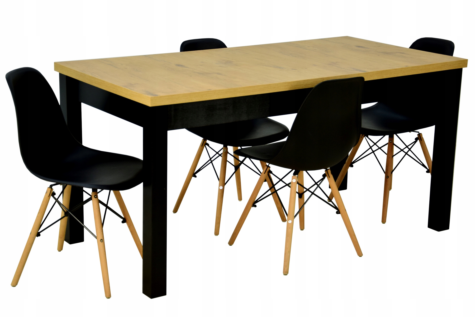 Skladací stôl až 2m +4 stoličky MODERNÝ SÚBOR