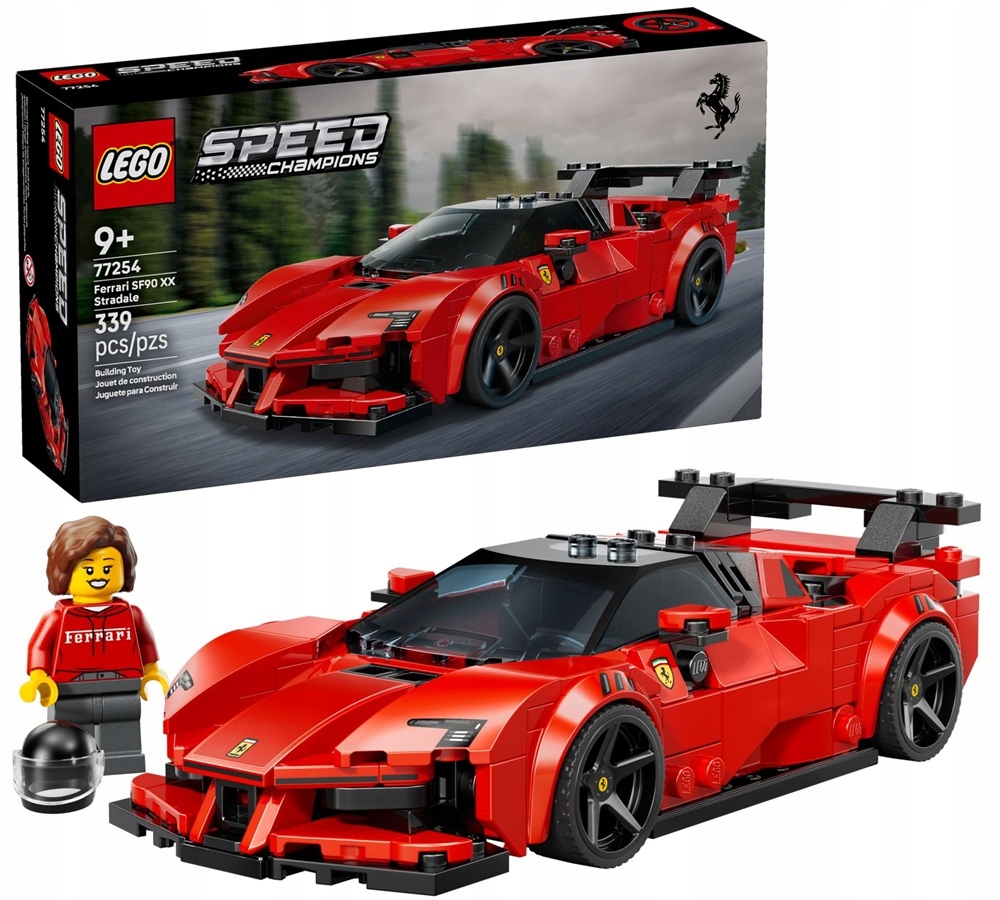 339 dílků stavebnice Lego Speed Sportovní vůz Ferrari SF90 XX Stradale 77254