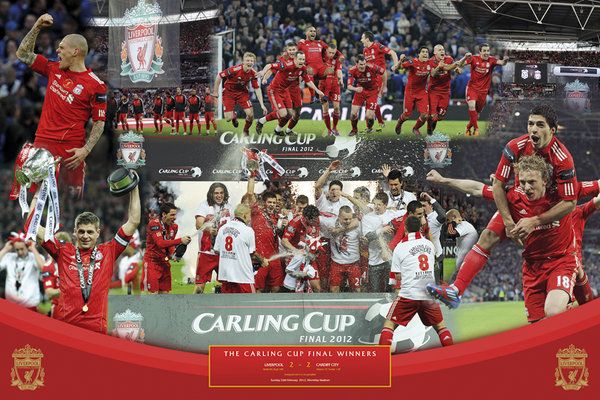 Plakat ścienny Liverpool Fc Cup Winners 91,5x61 cm
