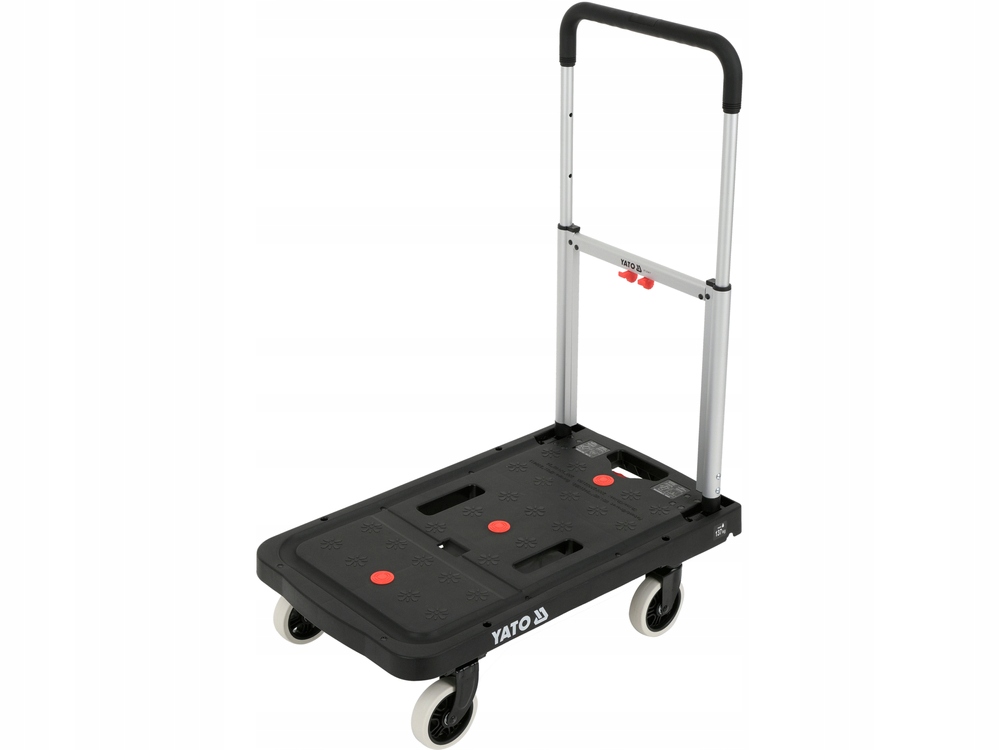 Wózek transportowy Yato platforma 1 półka 137 kg 41x67,5 cm