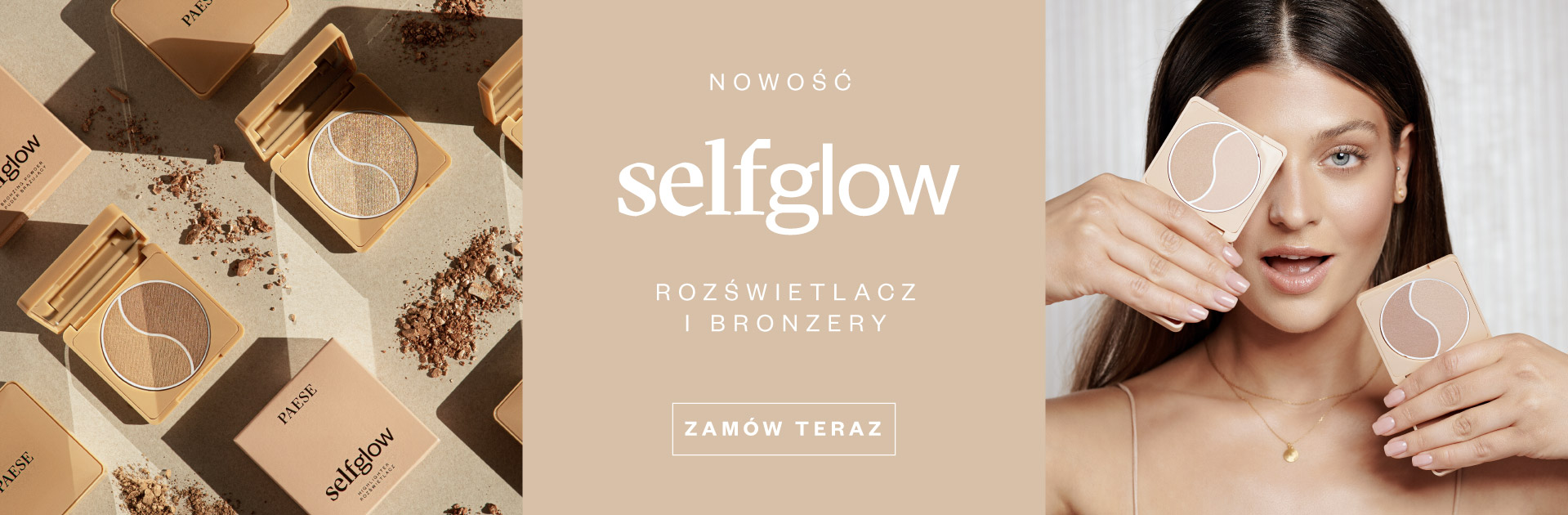 PAESE Puder brązujący Self Glow Medium 6g Marka Paese