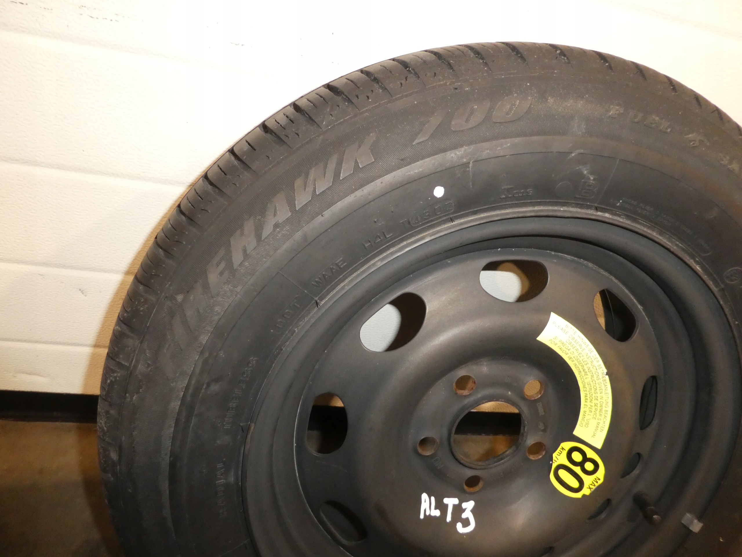 wheel spare OPEL 2150142 5X110 195/65/15