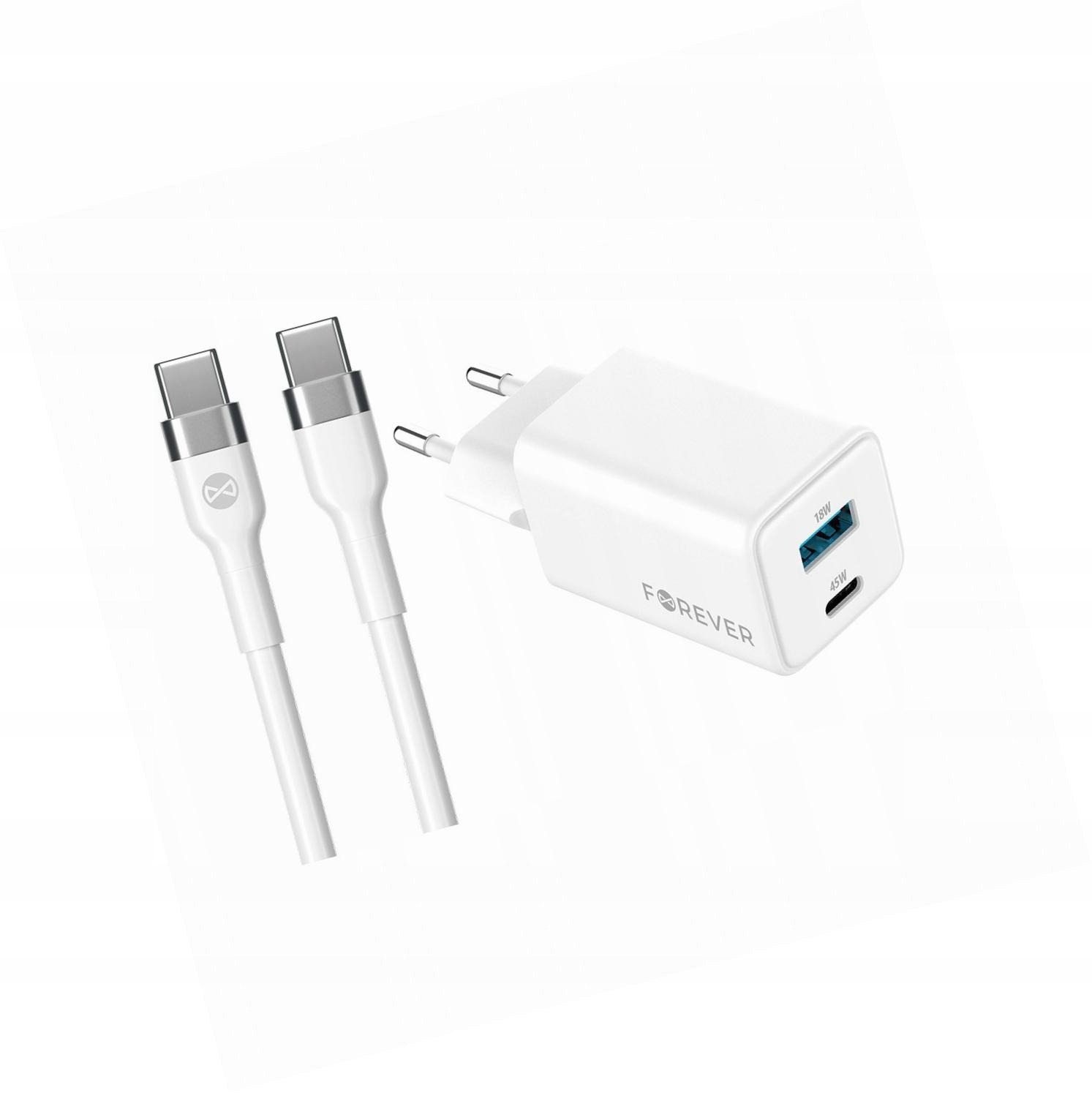 Szybka ładowarka GaN 45W Usb-c z kablem do Xiaomi Redmi Note 14 Pro Plus 5G