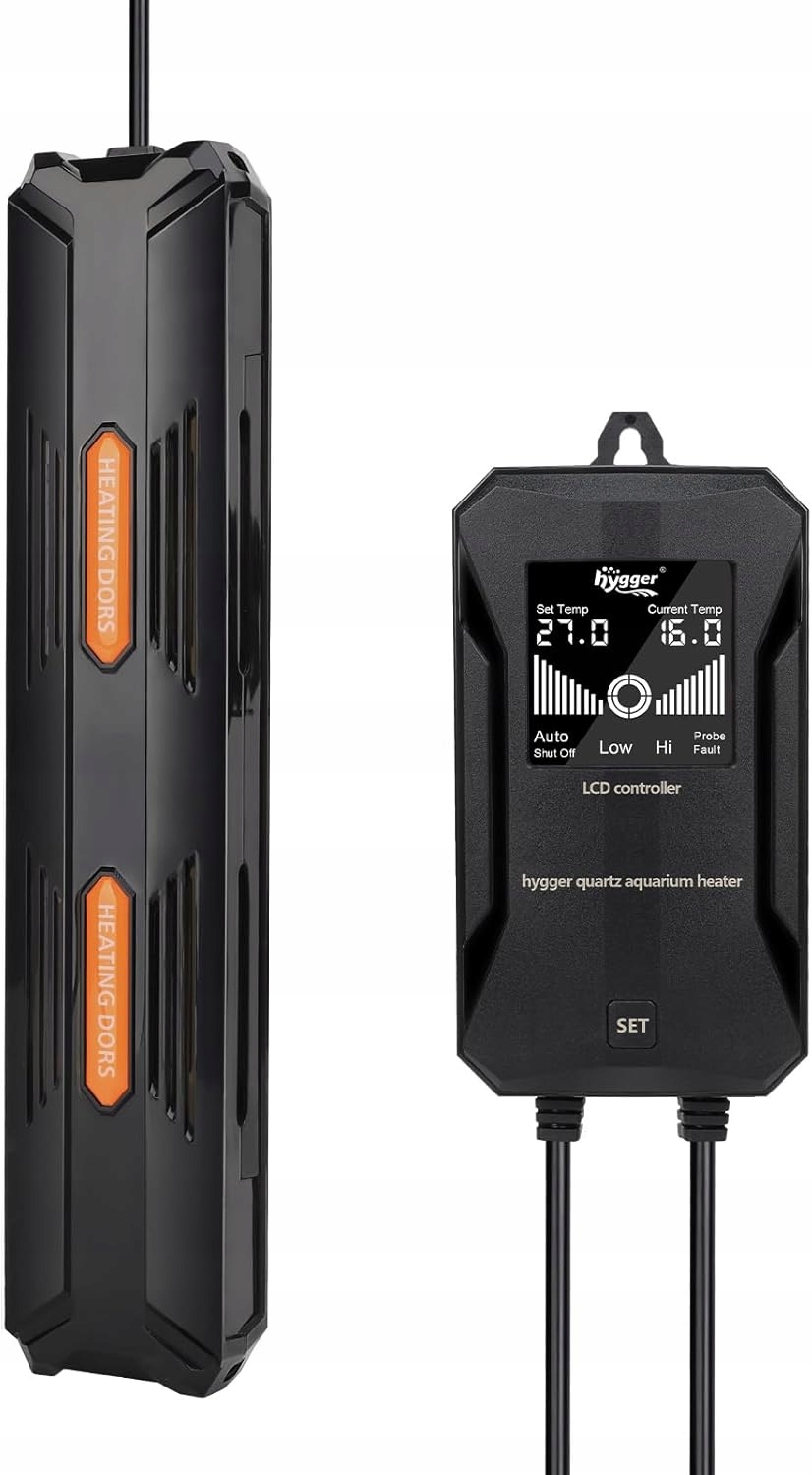 Ohřívač Akvária Hygger HG079, Inteligentní Regulátor 800 W, Regulátor