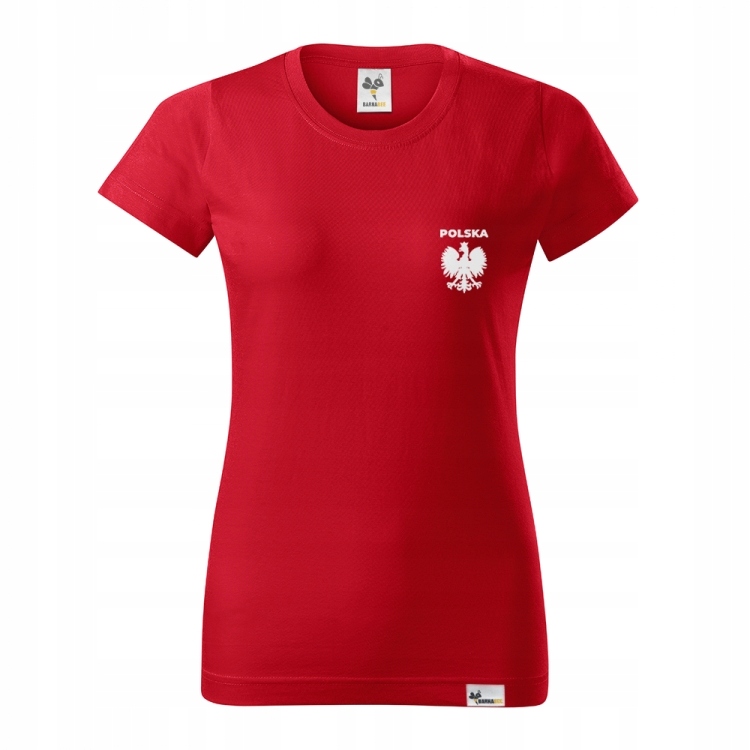 

KT041f - M /Koszulka damska Kibic Polski z orłem