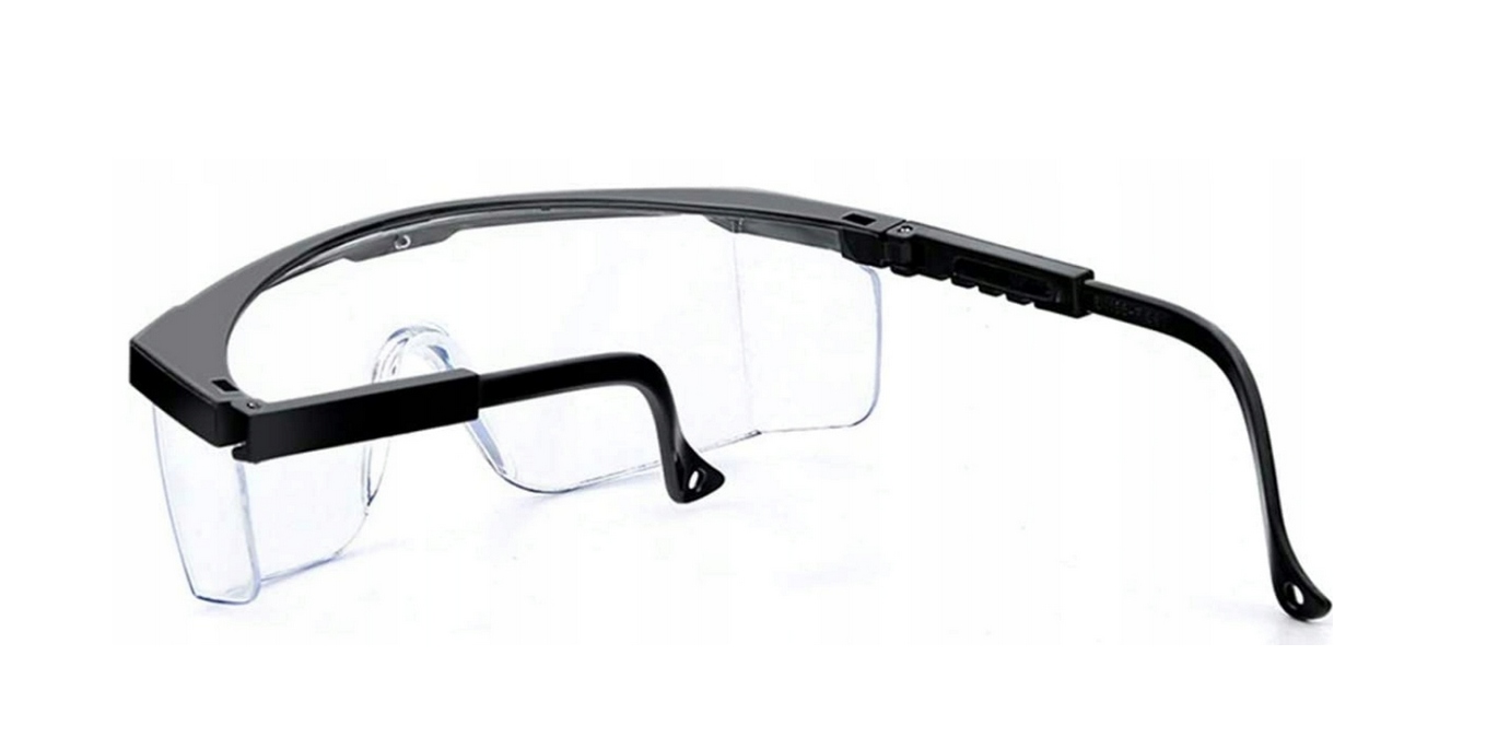 OKULARY OCHRONNE BEZBARWNE SZKŁA GOGLE BHP Marka Falon-Tech