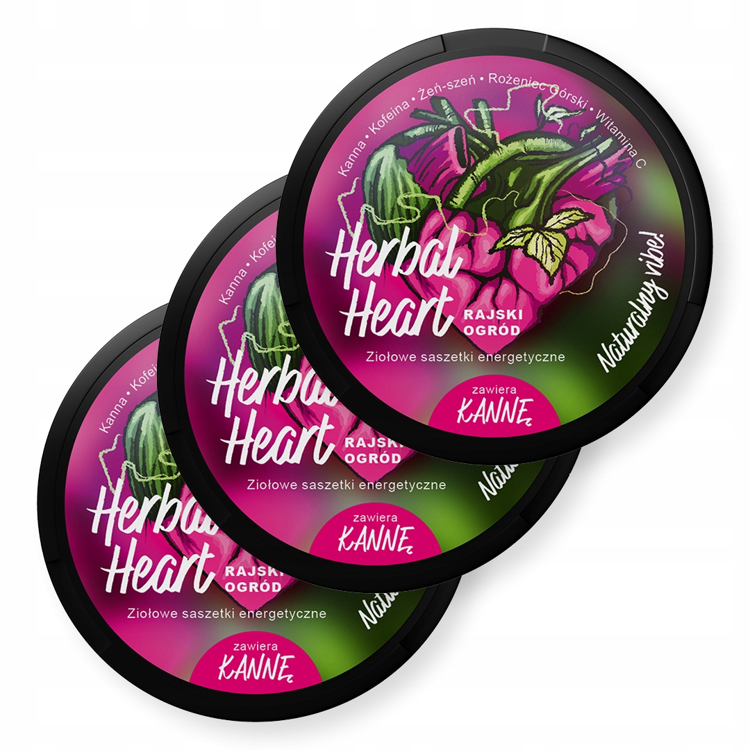 Levně Bylinné kofeinové sny HerbalHeart Rajská Zahrada sáčky kana 3 ks