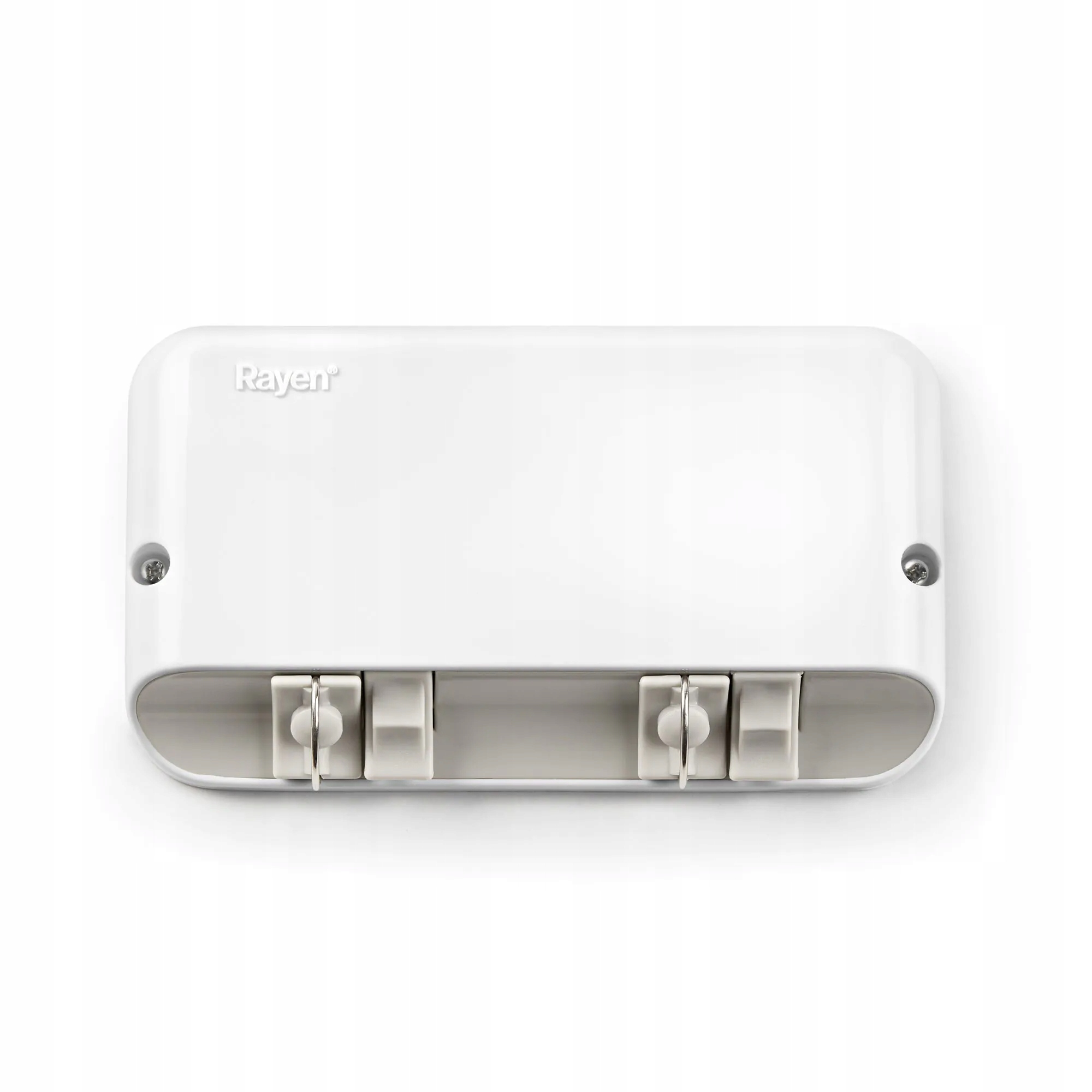 Levně Rayen 2-řadá automatická šňůra na prádlo, bílá