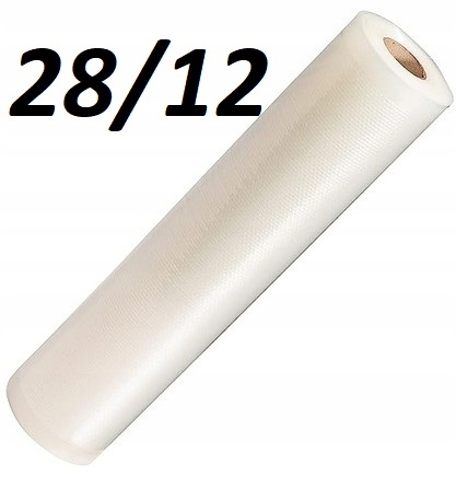 Folia do zgrzewarki próżniowej 28cmx12m Rękaw długi