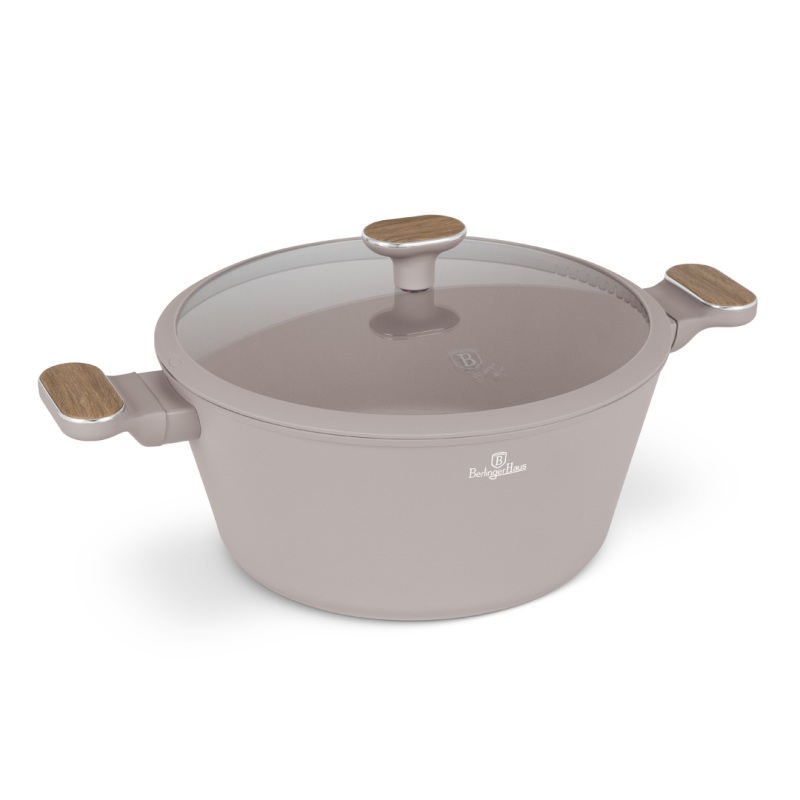 Kastról s titánovým povrchom a pokrievkou 28 cm Taupe Nordic Collection