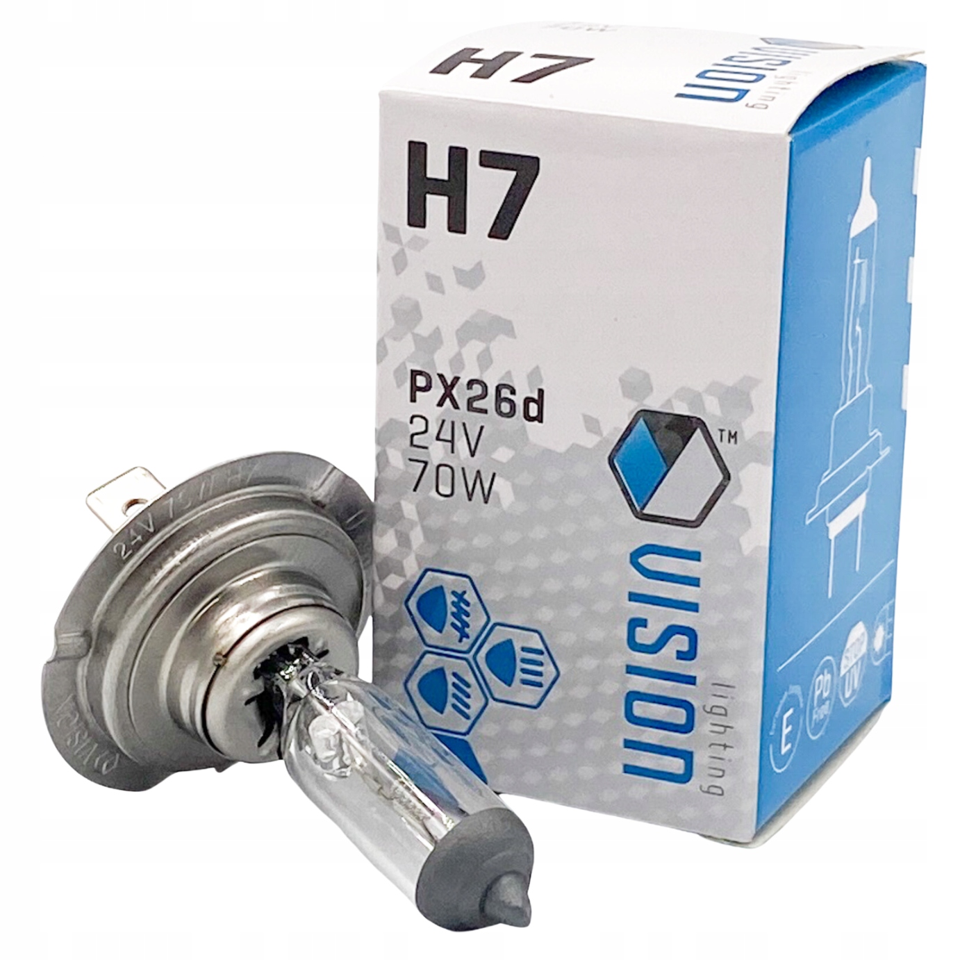 Żarówka Vision H7 24V 70W PX26d U E4 58789
