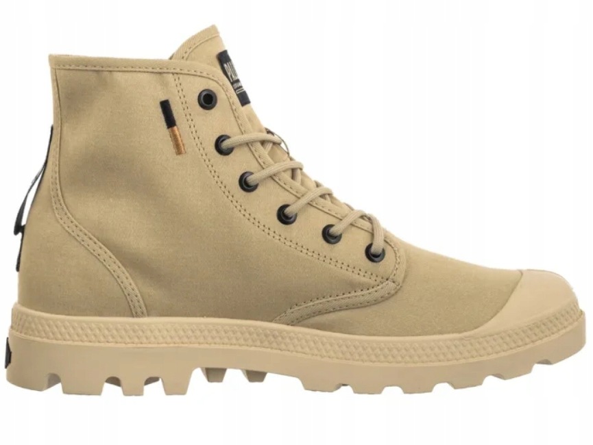 Pánské vysoké tenisky Palladium Pampa 77356-218, velikost 46, béžová barva