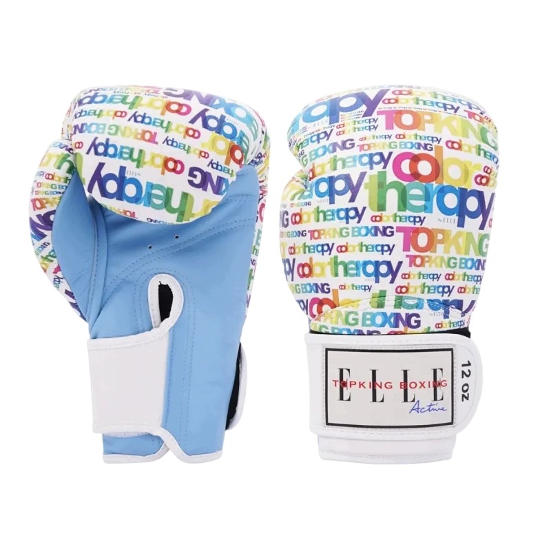 Rękawice Bokserskie Muay Thai Top King Color Therapy X Elle Niebieski 10OZ