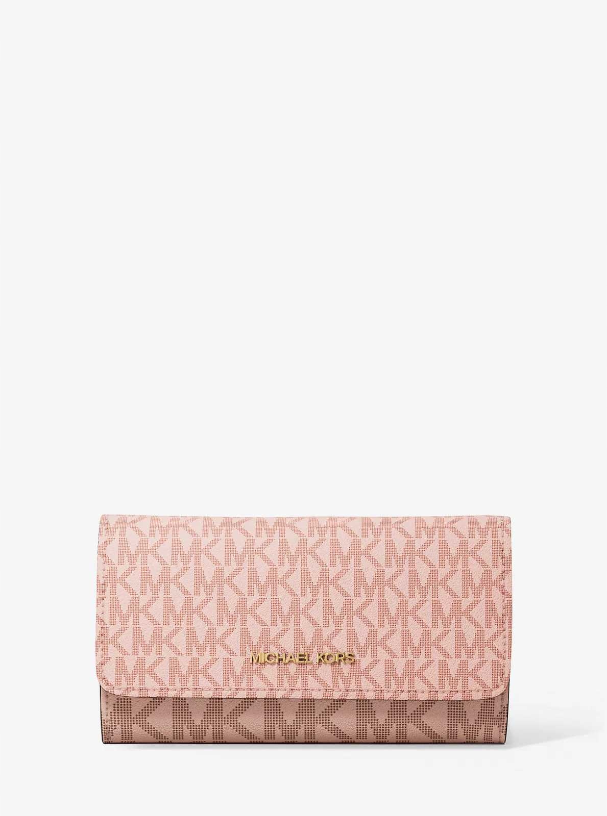 Michael Kors dámská peněženka Jet Set růžová dárkové balení Zdarma