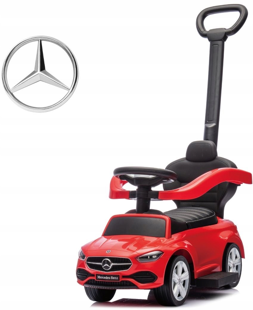 Jeździk Milly Mally Pojazd Mercedes C-class Deluxe Siedzisko Ekoskóra