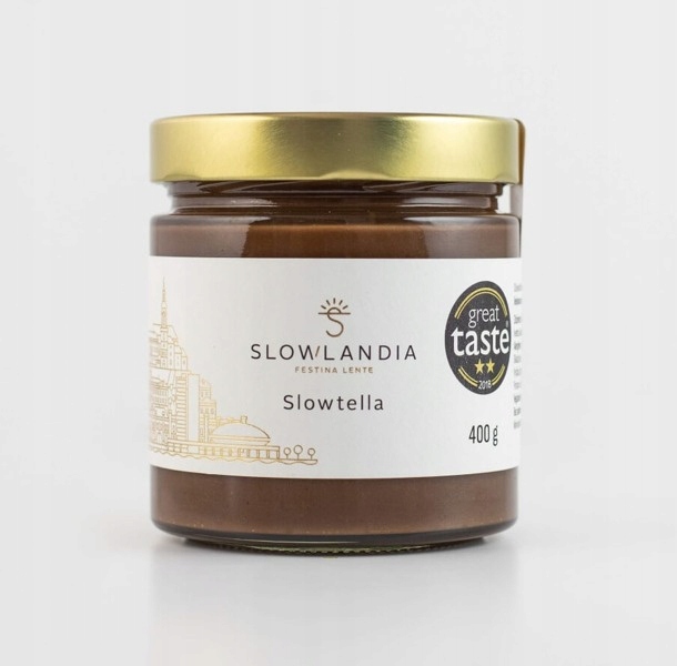 Levně Slowtella krém z lískových oříšků a kakaa 400 g