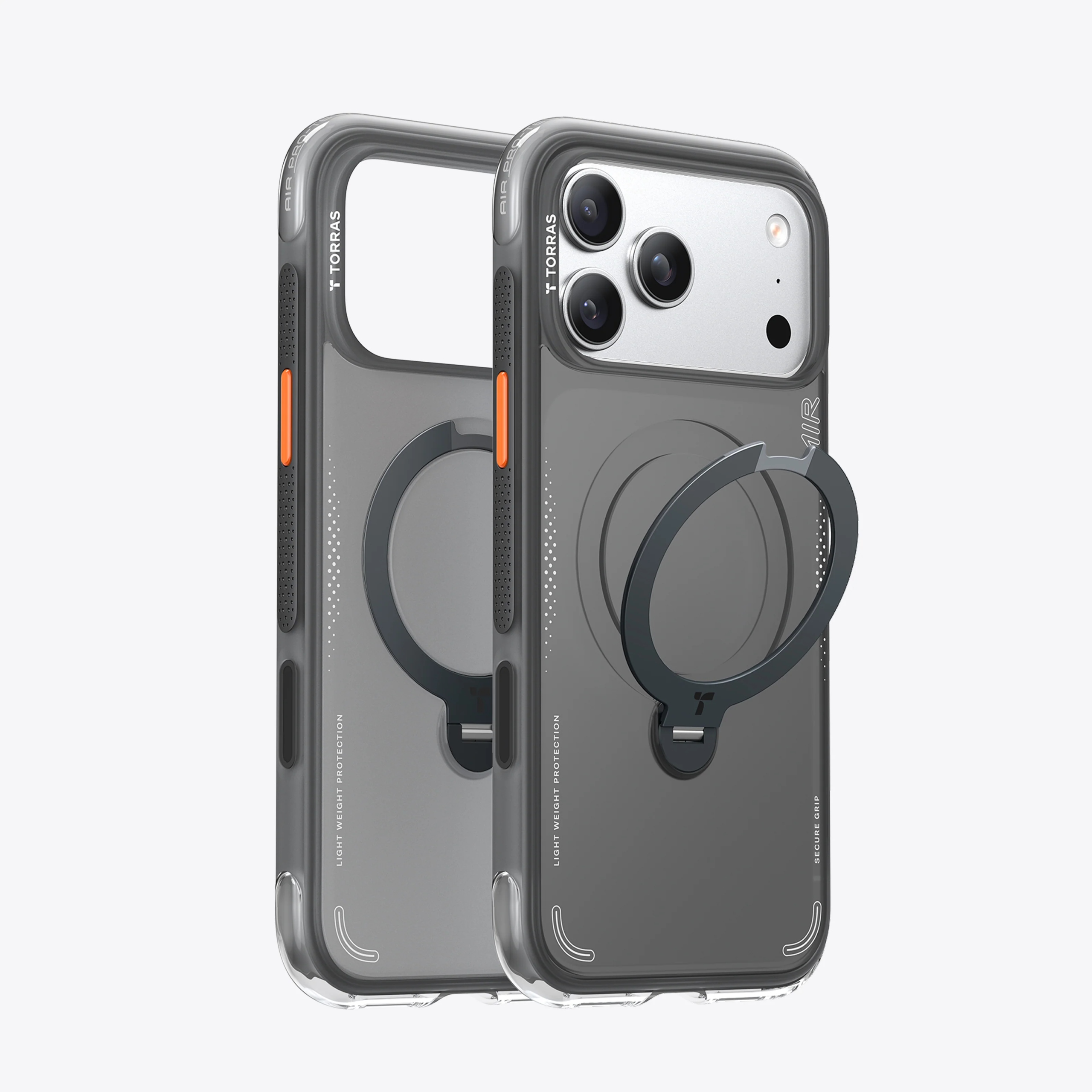 Puzdro pre iPhone 17 Pro Torras Ostand Q3 Air MagSafe s podstavcom