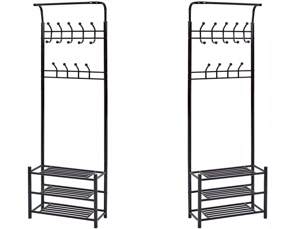 Věšák Na Oblečení Regálová Skříň, Police Na Boty