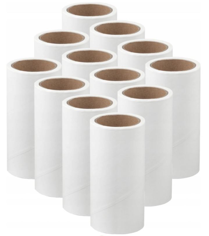 Ikea Bastis - Rotoli Sostitutivi Per Spazzola Adesiva, Confezione Da 12 Pezzi - Foto 2