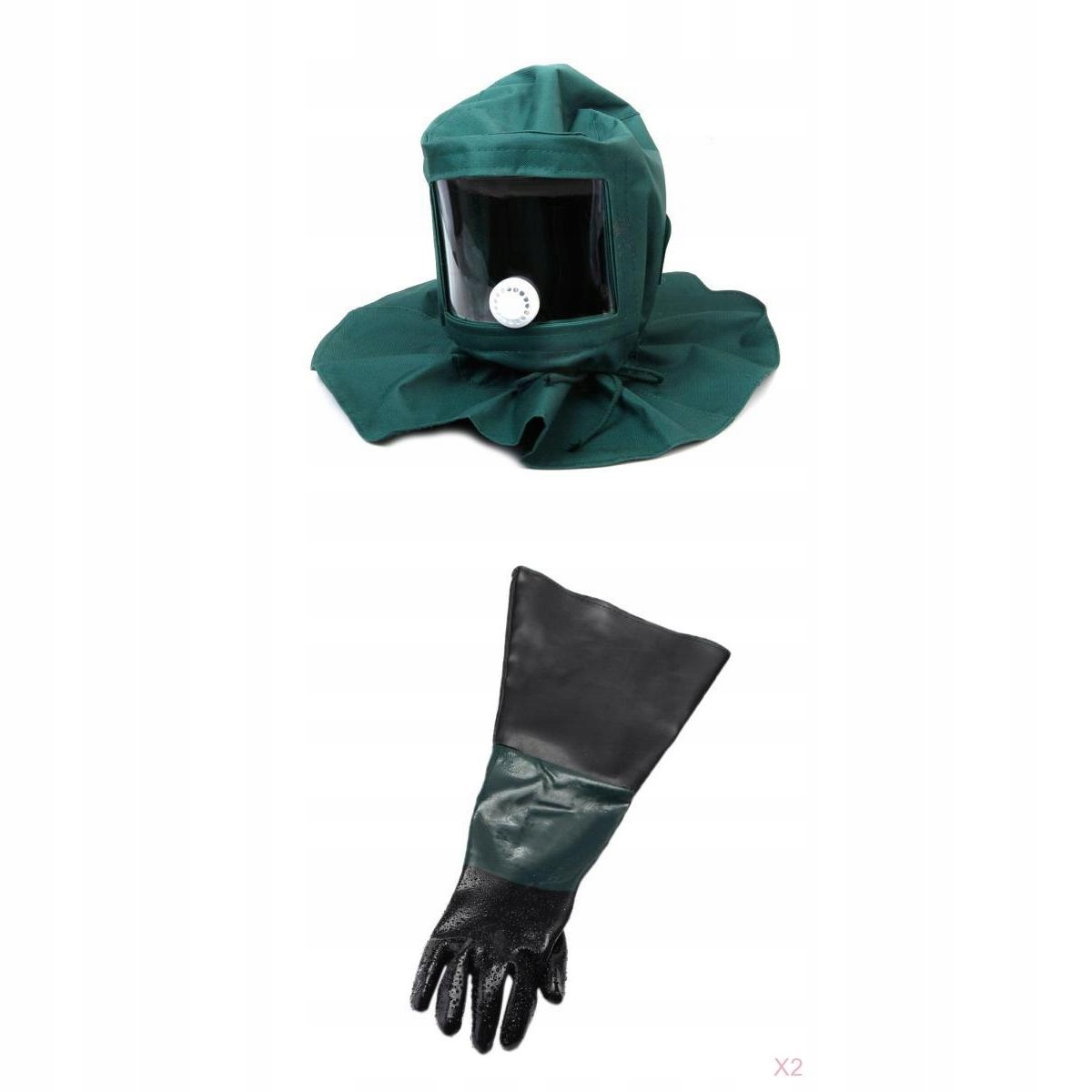 ПРОЗОРИЙ ДЛЯ ПІСКОСТРУМИННОЇ ОБРОБКИ ТЕМНО-ЗЕЛЕНИЙ