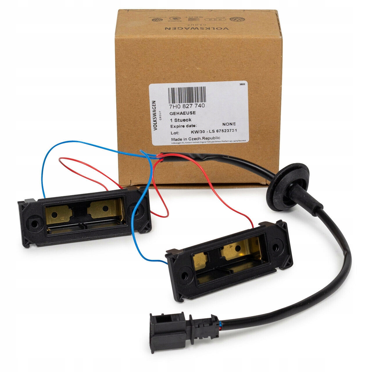 OBUDOWA LAMPKI TABLICY VW CADDY T5 T6 ORYGINAL